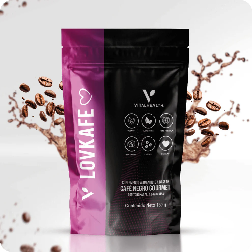 V-LOVKAFE VITALHEALTH CAFE C/ Arginina, Ginseng y Maca