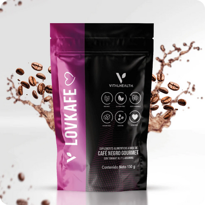 V-LOVKAFE VITALHEALTH CAFE C/ Arginina, Ginseng y Maca